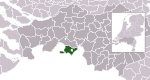 Carte de localisation de Baerle-Nassau