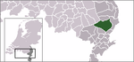 Carte de localisation de Peel en Maas