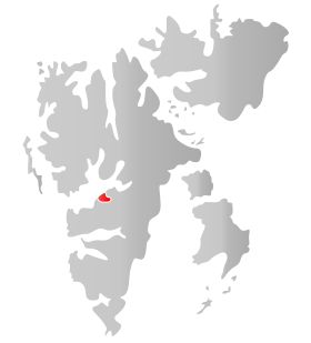 Localisation de Longyearbyen