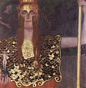 Pallas Athéna, Gustav Klimt (1898).