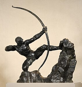 Héraklès archer, 1909, bronze, musée des Beaux-Arts de Lyon.