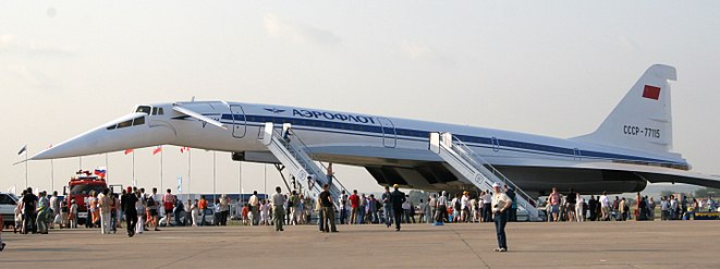 Ту-144 на изложението МАКС-2007