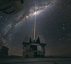 Bild des Jahres 2010: Very Large Telescope der Europäischen Südsternwarte.