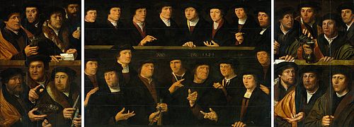 Confrérie des arquebusiers d'Amsterdam, 1529, Rijksmuseum Amsterdam.