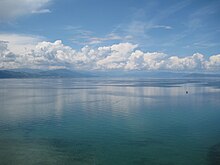 Photographie du lac d'Ohrid