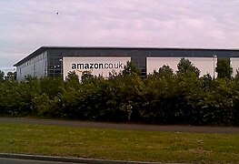 Centre de traitement des commandes d'Amazon.co.uk à Glenrothes, Écosse, Royaume-Uni