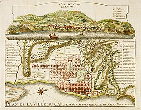 Cap-Français (actuel Cap-Haïtien) en 1728.