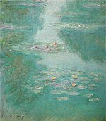 "Water Lilies" (1908) by Claude Monet - Callimanopulos Collection (W 1725)