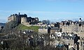Edinburský hrad od jihovýchodu