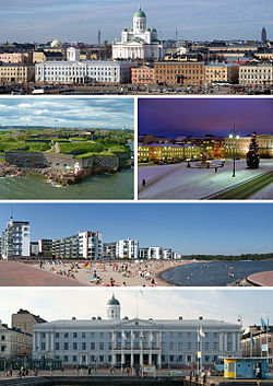 Helsinská katedrála, pevnost Suomenlinna, Senátní náměstí, pláž Aurinkolahti, radnice