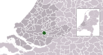 Carte de localisation de Ridderkerk
