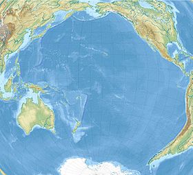 Voir sur la carte topographique de l'océan Pacifique