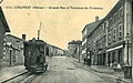 Le tramway desservant Limonest à partir de 1904.