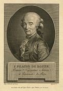 Jean-François Pilâtre de Rozier (1757-1785), premier aéronaute français