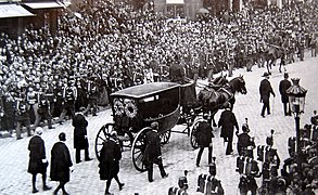 La foule aux funérailles de Victor Hugo.