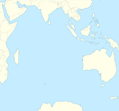 阿爾比主教城在印度洋的位置