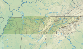Voir sur la carte topographique du Tennessee