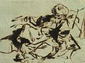 „Пашата“, мастилена скица от Jean-Honoré Fragonard, края на 1700-те