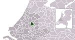 Carte de localisation de Waddinxveen