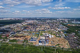 Raffinerie à Kapotnia dans la partie sud-est de Moscou.