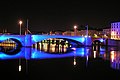 A ponte Bonaparte de noite