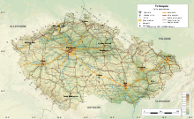 Description de l'image Czechia-geographic map-fr.svg.
