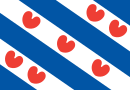 Drapeau de Frise Provincie Friesland Provinsje Fryslân