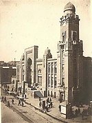 La gare des chemins de fer de Bakou en 1930