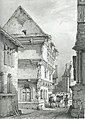 Auguste Mayer : La rue Noble (dessin de 1845-1846)