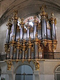 Cintegabelle (Haute-Garonne), église de la Nativité-de-la-Sainte-Vierge, orgue de tribune (31 jeux).