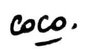 signature de Coco (dessinatrice)
