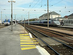 TGV Belfort-Paris et TER Dijon-Besançon assuré en XGC à Dole.
