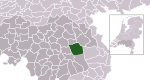Carte de localisation de Gemert-Bakel