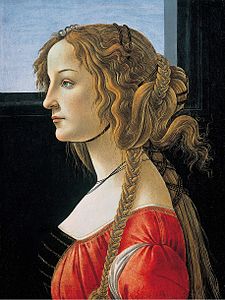Portrait de Simonetta Vespucci (v. 1476-1480).