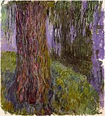"Saule pleureur et bassin aux nymphéas" (1916-1919) de Claude Monet - Musée Marmottan Monet (W 1848)