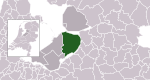 Carte de localisation de Dronten