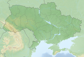 Voir sur la carte topographique d'Ukraine