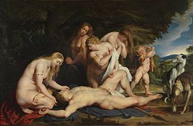 Rubens, La Mort d'Adonis, vers 1614