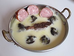 Escargots de Bourgogne à la franc-comtoise.