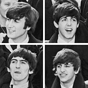 Photographie de The Beatles à New York City en 1964.