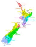Peta Wilayah Pihak Berkuasa New Zealand