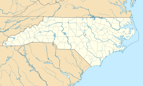 voir sur la carte de Caroline du Nord