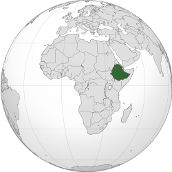 موقعیت اتیوپی
