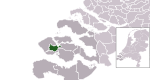 Carte de localisation de Middelbourg