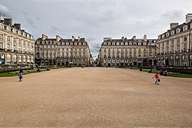 La place Royale, aujourd’hui place du Parlement-de-Bretagne.