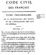 Code civil des Français