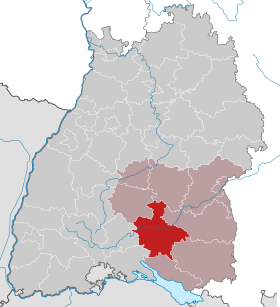 Localisation de Arrondissement de Sigmaringen