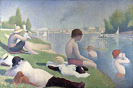 Une baignade à Asnières de Georges Seurat, 1884.