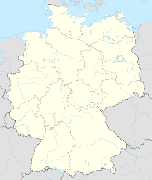 Savezni glavni grad Berlin na zemljovidu Njemačke