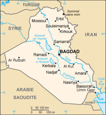 Description de l'image Iraq carte.png.